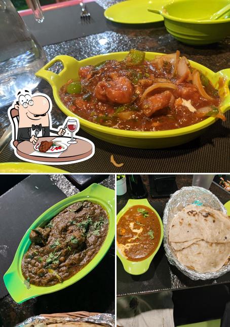 Order meat meals at Jungle Boat Restaurant