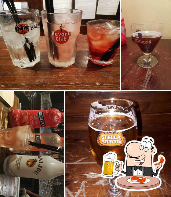 Puoi goderti un rinfrescante bicchiere di birra chiara o scura