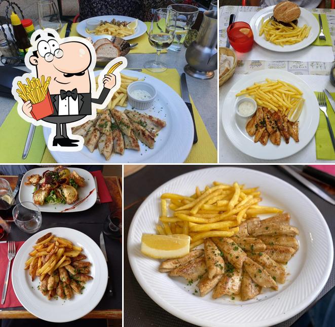 Ordina le patatine fritte a Restaurant La Terrasse de Montchoisi