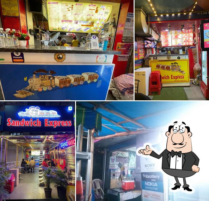 The interior of Sandwich Express