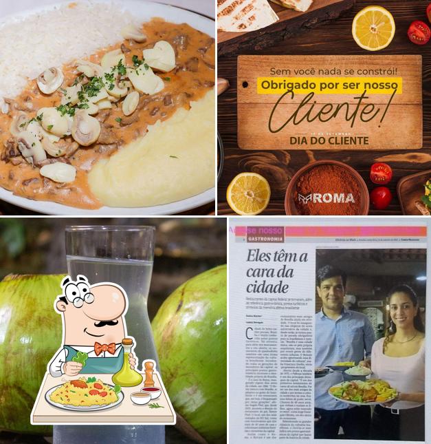 Platos en Restaurante Roma