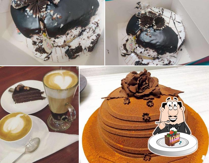 Chocolate cake at Innings Bakery