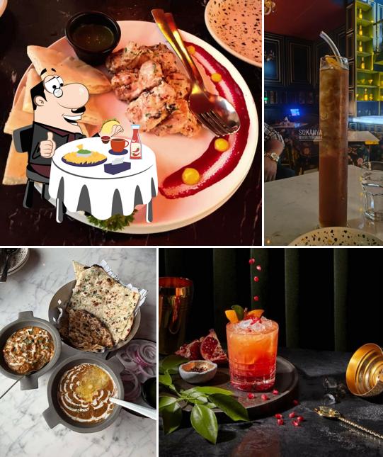 Cheese plate at Inferno Cocktail Garden