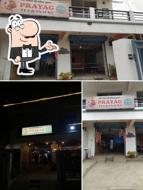 The interior of Prayag Tea & Snacks
