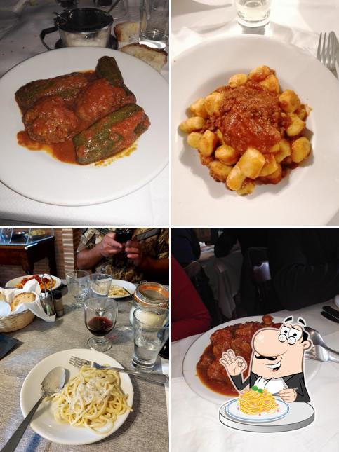 Spaghetti alla carbonara al Trattoria Mario e Nella