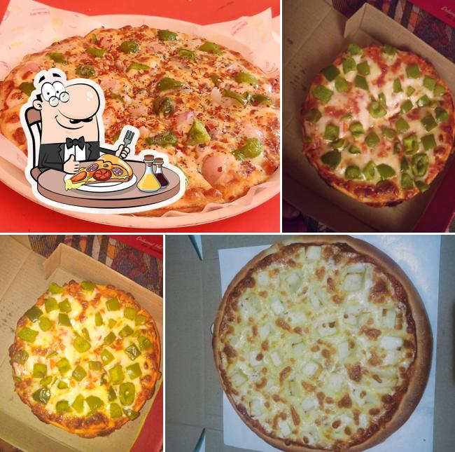 Pick different kinds of pizza