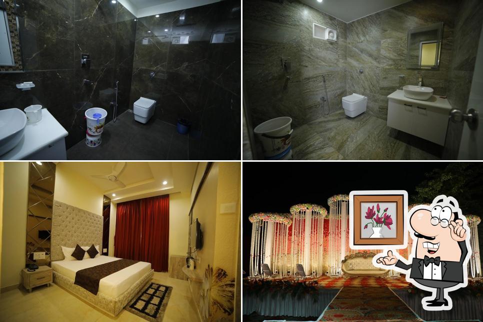 The interior of Hotel Garden View Residency & Restaurant