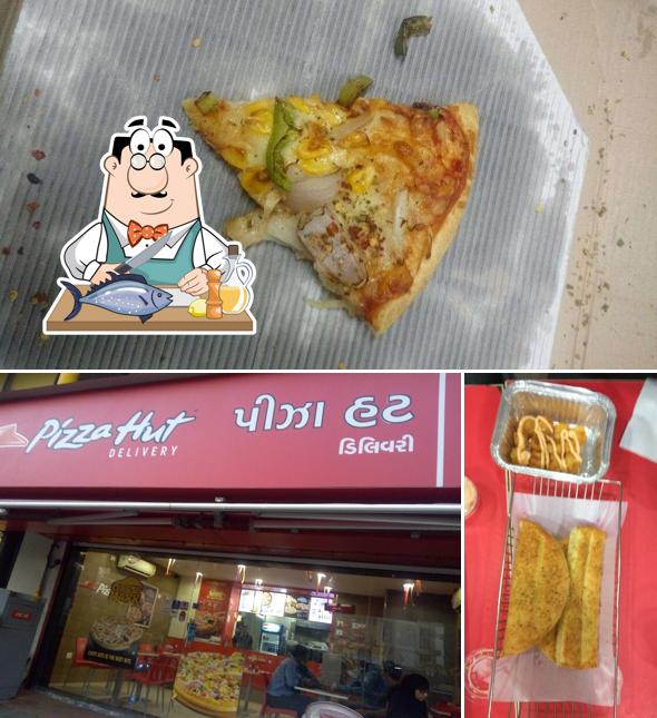 Grilled salmon at Pizza Hut Ashram Road, Ahmedabad