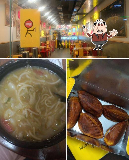 The restaurant's food and interior