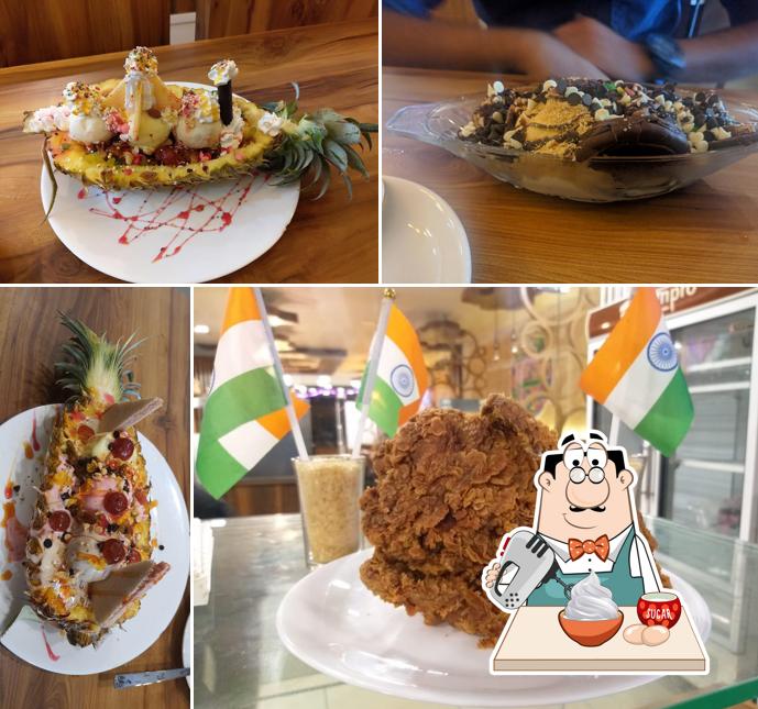 Order one of the sweet dishes