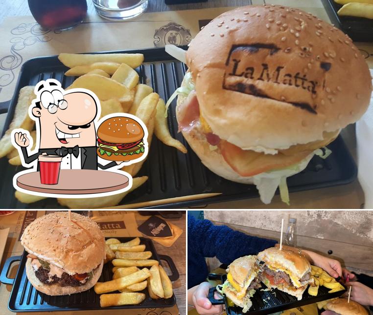La Matta serve un'ampia quantità di opzioni per gli amanti dell'hamburger