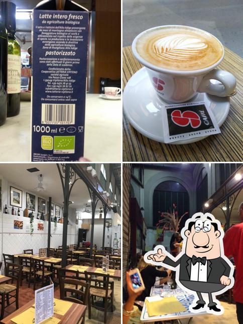 Questa è la immagine che raffigura la interni e bevanda di Virginia Caffè