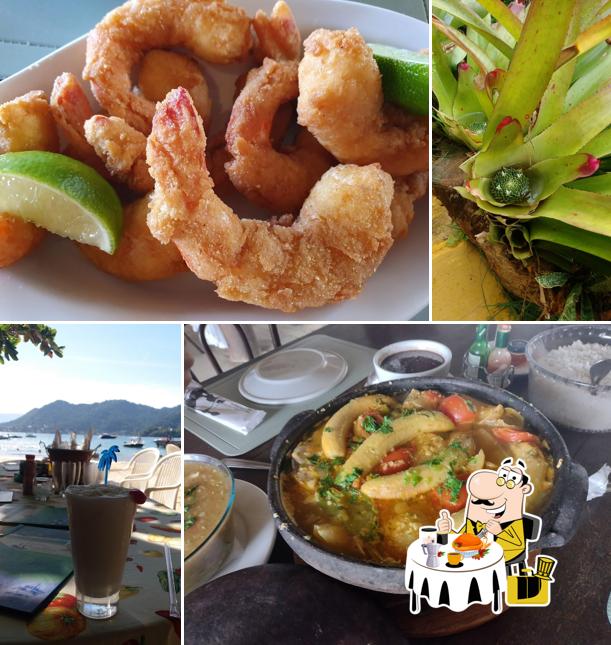 Comida em Canto das Canoas Ilha da Gipóia