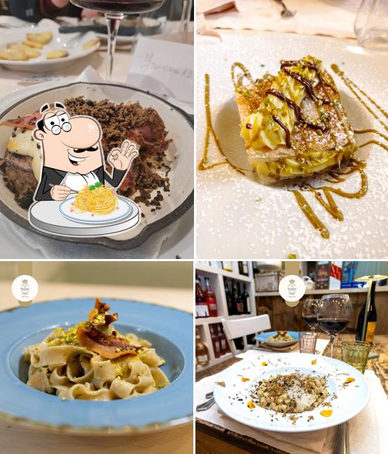 Spaghetti alla carbonara al La Cantina Villa Elena