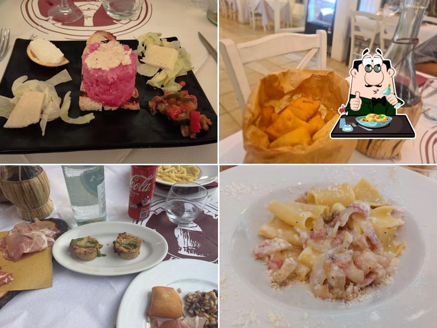 Platti al Trattoria Il Fiaschetto