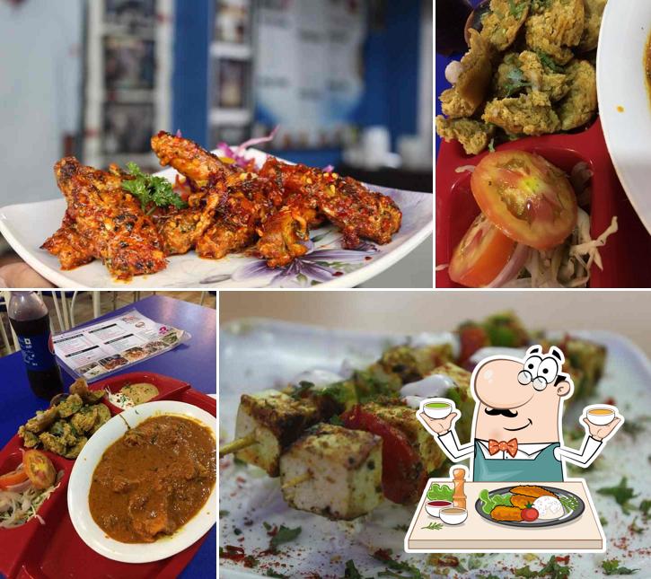 Food at Chef Lucky's Paratha On Wheels Cafe