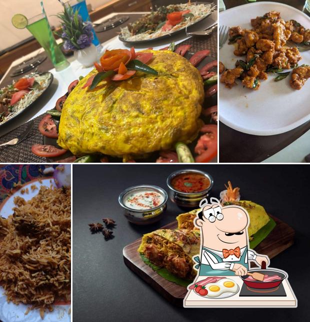 Omelette at Madhurama Grand