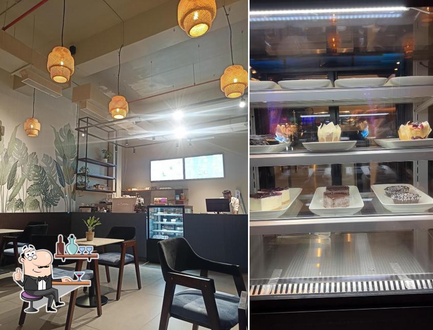 The interior of It's Street Coffee Lounge Wakad