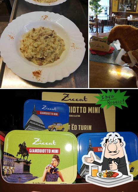 La cibo e esterno del ristorante