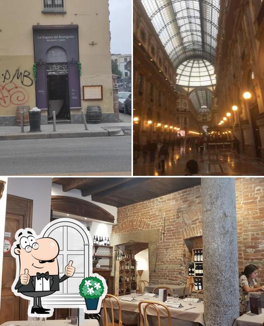 Questa è la foto che mostra la esterno e interni di La Dogana del Buongusto...Ristorante...vineria