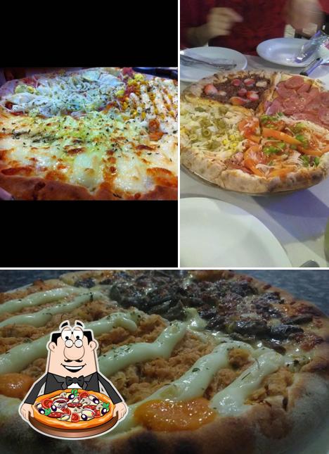 Escolha diversos tipos de pizza