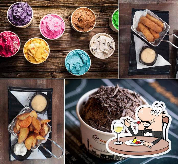 Food at Mama Mia! Italian Ice Creams