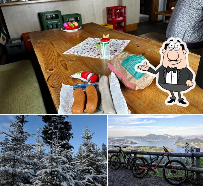 Gli interni di Schönenbodenhütte