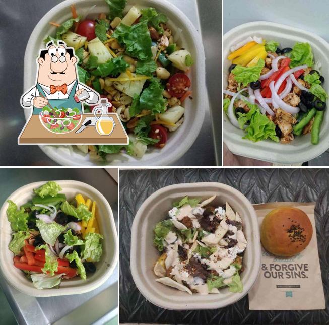 Greek salad at Salad Days