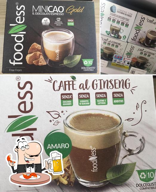 Puoi ordinare un rinfrescante bicchiere di birra chiara o scura