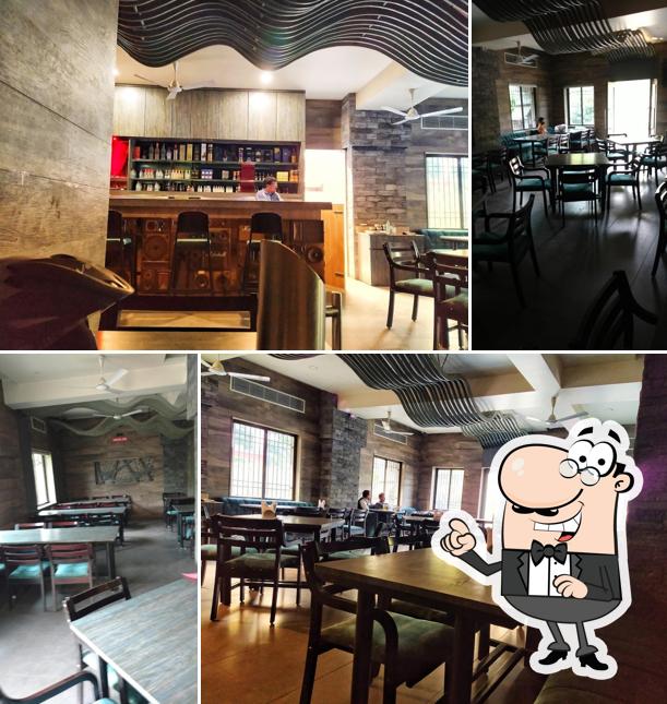 The interior of Hotel Abhi Restrobar & Lounge