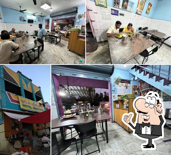 The interior of HOTEL SRINIVASA