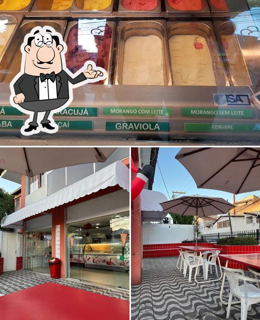 O Paccolini Sorvetes se destaca pelo interior e comida