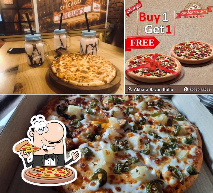 Order pizza at Chicago delights- kullu