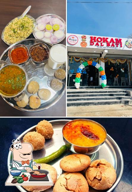 Chicken curry at Hokam Dal Bati