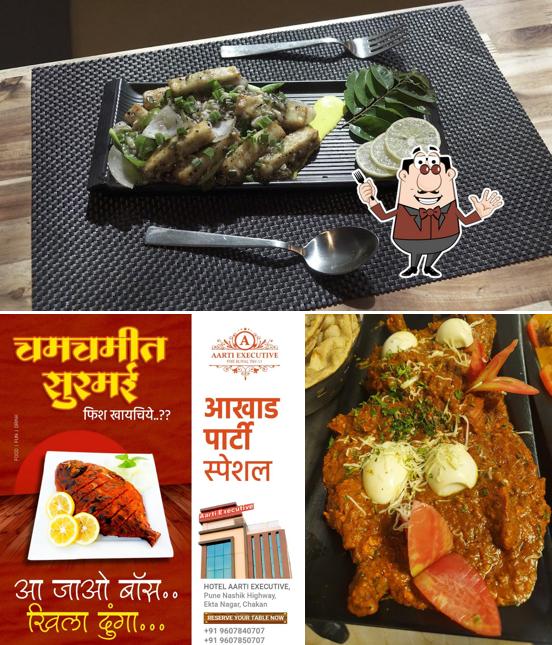 Food at Hotel Aarti Executive