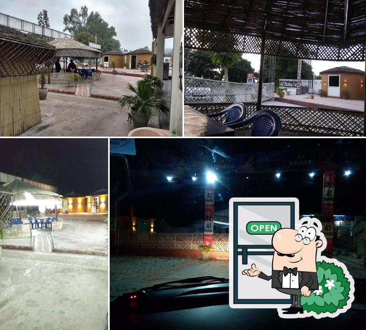 Enjoy the view at the outside area of A One Dhaba