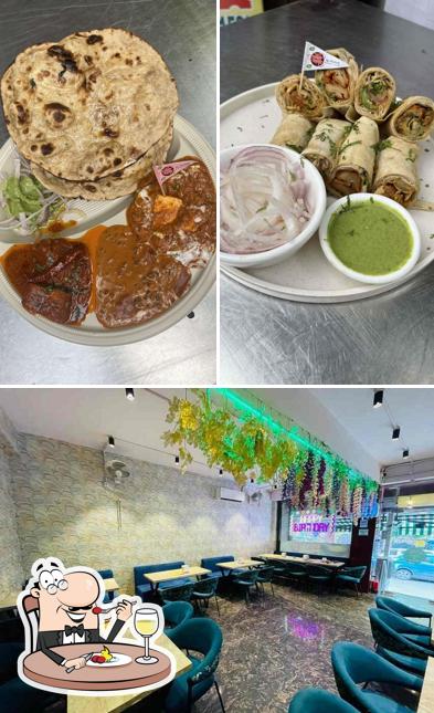 This is the picture showing food and exterior at Angithi Tadka by Madaan 100% Pure Vegetarian