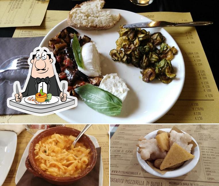 Cibo al Pizza e Mozzarella