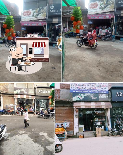 The exterior of Sethi Bakery