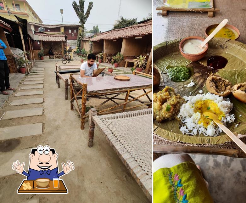 Food at Theth Banarasi Baati Chokha