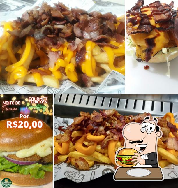 Hambúrguer em Bandeira Burger's