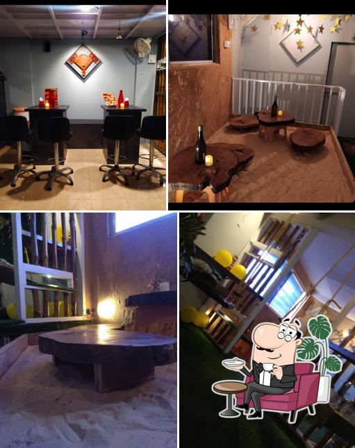 The interior of Black Heart Cafe