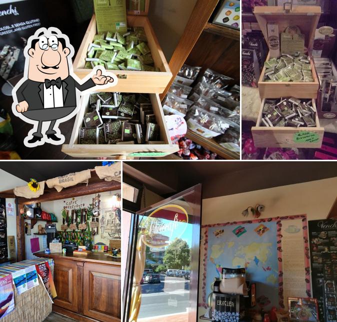 Gli interni di Chococafè