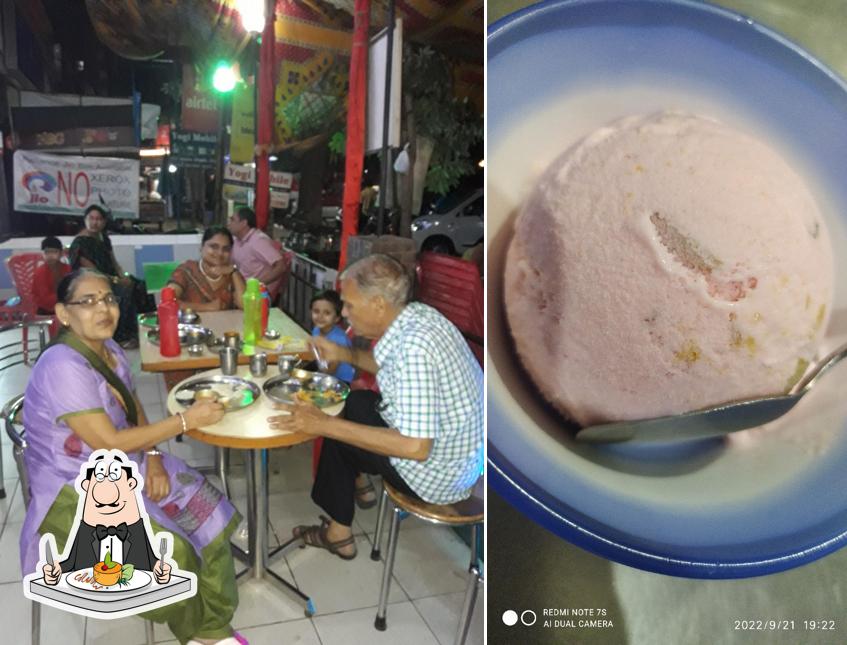 Meals at Santram ice cream