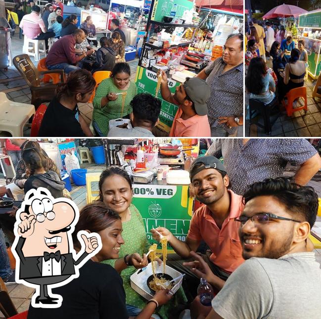 The interior of The Ramen station