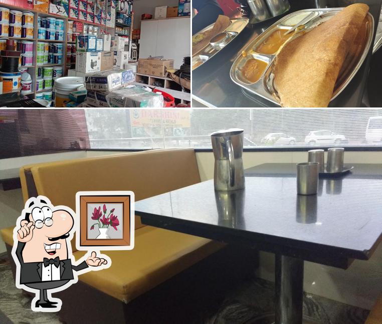 The image of interior and food at Sri Darshini Tiffin And Meals