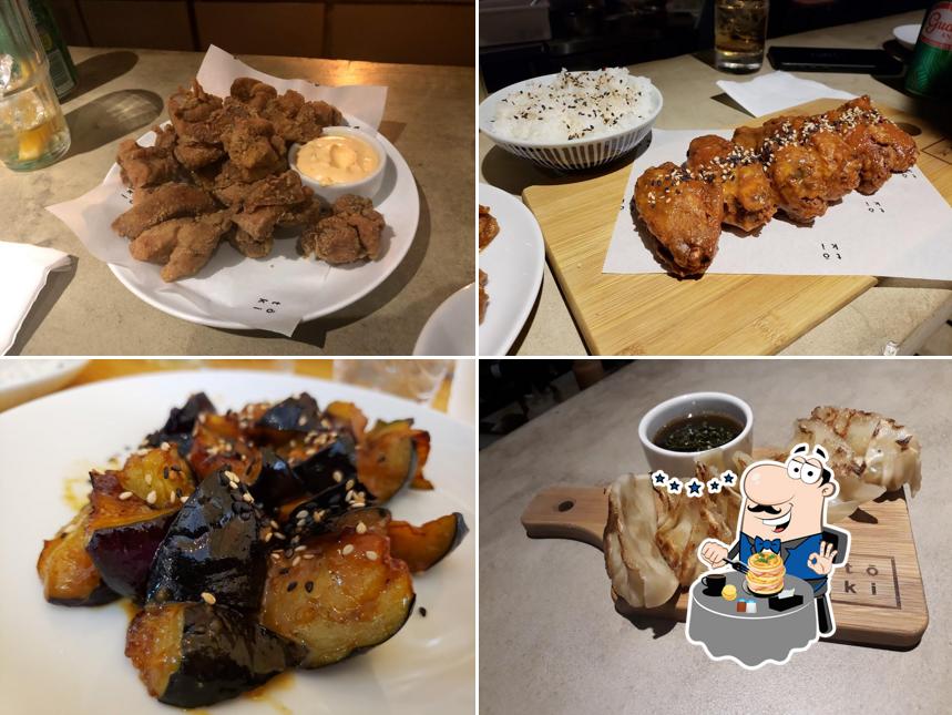 Platos en Izakaya Toki