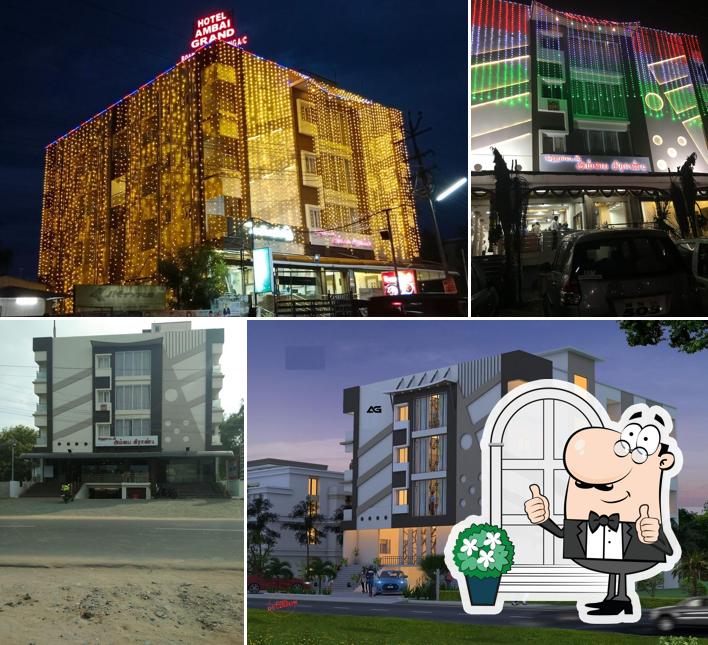 Enjoy the view at the outside area of Hotel Ambai Grand