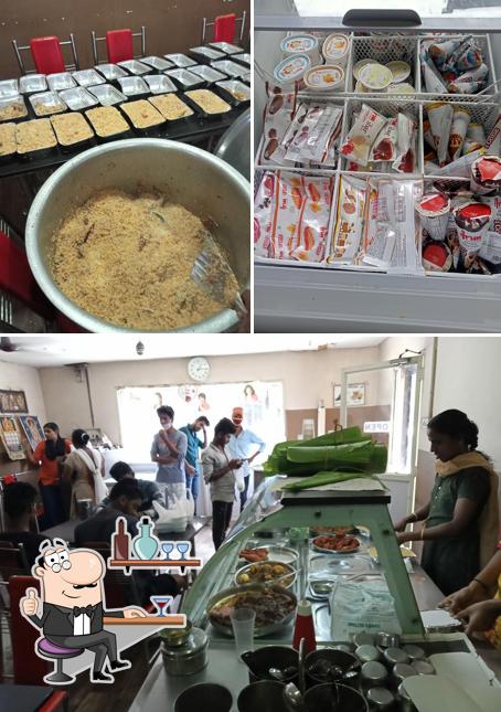 The interior of Mani's Kitchen, Family Restaurant, HOSUR , Tamilnadu