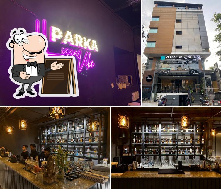 The exterior of Parka Restobar